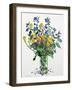 Wild Flowers with Alkanet, 2021 (w/c on paper)-Christopher Ryland-Framed Giclee Print