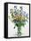 Wild Flowers with Alkanet, 2021 (w/c on paper)-Christopher Ryland-Framed Stretched Canvas