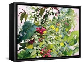 Wild Flowers with Comfrey and Campion-Christopher Ryland-Framed Stretched Canvas