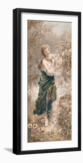 Wild Flowers-George Maynard Brown-Framed Art Print