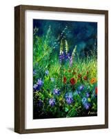 Wild flowers-Pol Ledent-Framed Art Print