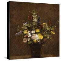 Wild Flowers-Henri Fantin-Latour-Stretched Canvas