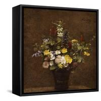 Wild Flowers-Henri Fantin-Latour-Framed Stretched Canvas