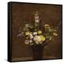 Wild Flowers-Henri Fantin-Latour-Framed Stretched Canvas