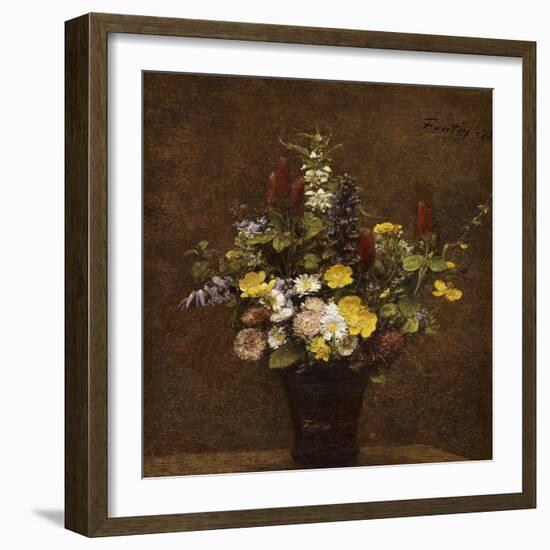 Wild Flowers-Henri Fantin-Latour-Framed Giclee Print