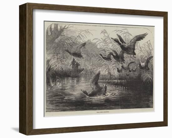 Wild-Fowl Shooting-null-Framed Giclee Print