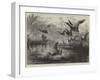 Wild-Fowl Shooting-null-Framed Giclee Print
