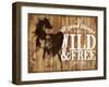 Wild & Free-The Saturday Evening Post-Framed Giclee Print