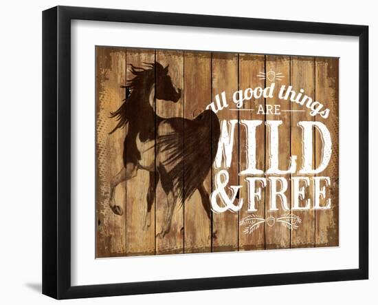 Wild & Free-The Saturday Evening Post-Framed Giclee Print