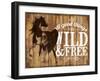 Wild & Free-The Saturday Evening Post-Framed Giclee Print