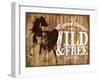 Wild & Free-The Saturday Evening Post-Framed Giclee Print