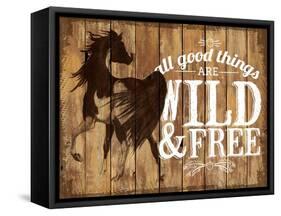 Wild & Free-The Saturday Evening Post-Framed Stretched Canvas
