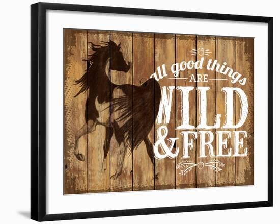 Wild & Free-The Saturday Evening Post-Framed Giclee Print