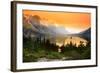 Wild Goose Island in Glacier National Park-SNEHIT-Framed Photographic Print