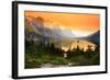 Wild Goose Island in Glacier National Park-SNEHIT-Framed Photographic Print