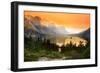 Wild Goose Island in Glacier National Park-SNEHIT-Framed Photographic Print