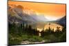 Wild Goose Island in Glacier National Park-SNEHIT-Mounted Photographic Print