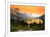 Wild Goose Island in Glacier National Park-SNEHIT-Framed Photographic Print