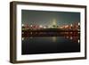 Wild Goose Pagoda at Night-George Oze-Framed Photographic Print