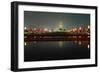 Wild Goose Pagoda at Night-George Oze-Framed Photographic Print