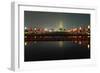 Wild Goose Pagoda at Night-George Oze-Framed Photographic Print