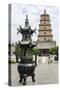 Wild Goose Pagoda (Giant Wild Goose Pagoda), UNESCO World Heritage Site, Xian, Shaanxi, China, Asia-Michael DeFreitas-Stretched Canvas