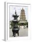 Wild Goose Pagoda (Giant Wild Goose Pagoda), UNESCO World Heritage Site, Xian, Shaanxi, China, Asia-Michael DeFreitas-Framed Photographic Print