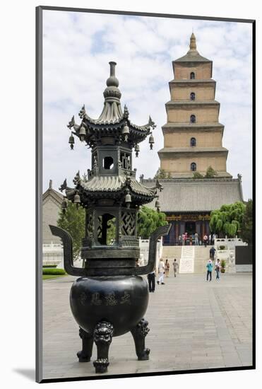 Wild Goose Pagoda (Giant Wild Goose Pagoda), UNESCO World Heritage Site, Xian, Shaanxi, China, Asia-Michael DeFreitas-Mounted Photographic Print