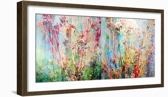 Wild Grasses Layered with Flower Colors-Alaya Gadeh-Framed Photographic Print