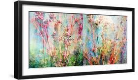 Wild Grasses Layered with Flower Colors-Alaya Gadeh-Framed Photographic Print