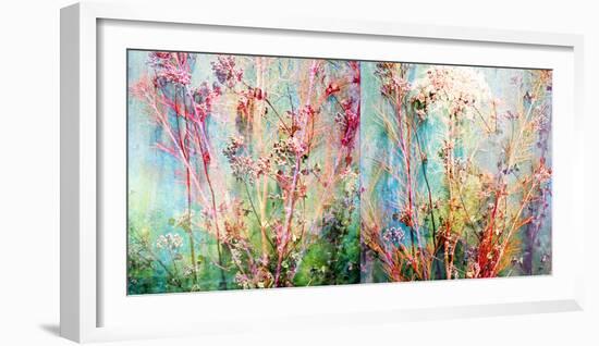 Wild Grasses Layered with Flower Colors-Alaya Gadeh-Framed Photographic Print