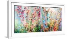 Wild Grasses Layered with Flower Colors-Alaya Gadeh-Framed Photographic Print