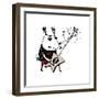 Wild Guitar Wolf-Carla Martell-Framed Premium Giclee Print