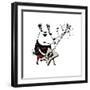 Wild Guitar Wolf-Carla Martell-Framed Giclee Print