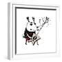 Wild Guitar Wolf-Carla Martell-Framed Giclee Print