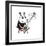 Wild Guitar Wolf-Carla Martell-Framed Giclee Print