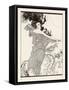 Wild Haired Woman-Arthur Rackham-Framed Stretched Canvas