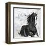 Wild Horse 1-Design Fabrikken-Framed Art Print