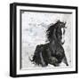 Wild Horse 1-Design Fabrikken-Framed Art Print