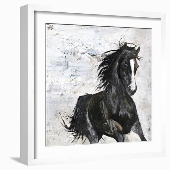 Wild Horse 1-Design Fabrikken-Framed Art Print