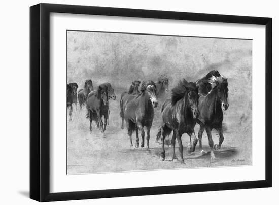 Wild Horses 2-Ata Alishahi-Framed Giclee Print