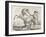 Wild Horses Fighting, C.1820-Antoine Charles Horace Vernet-Framed Giclee Print