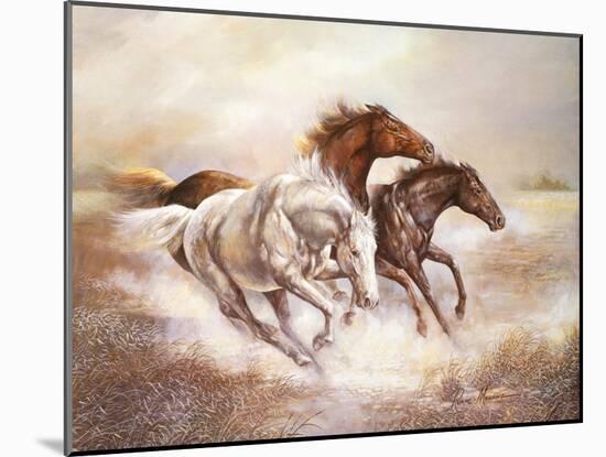 Wild Horses I-Ruane Manning-Mounted Art Print