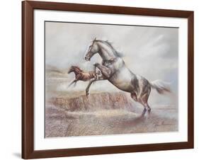 Wild Horses II-Ruane Manning-Framed Art Print