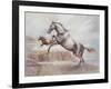 Wild Horses II-Ruane Manning-Framed Art Print