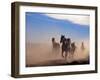 Wild Horses in the High Desert near Sun River, Oregon, USA-Janis Miglavs-Framed Premium Photographic Print