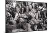 Wild Horses Rounded Up During Rapa Das Bestas (Shearing of the Beasts) Festival. Sabucedo, Galicia-Peter Adams-Mounted Photographic Print