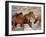 Wild Horses Running Through Desert, CA-Inga Spence-Framed Premium Photographic Print