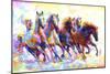 Wild Horses Running-Leon Devenice-Mounted Art Print