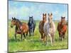 Wild Horses-David Stribbling-Mounted Art Print